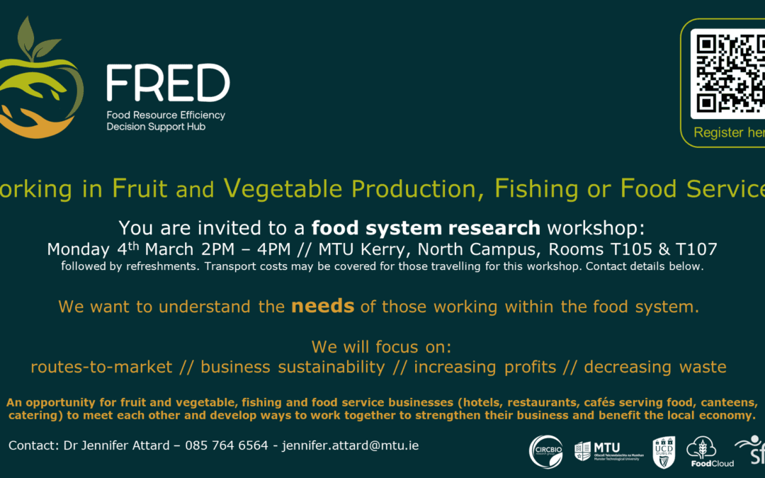 FRED Project Launches Food System Stakeholder Workshops