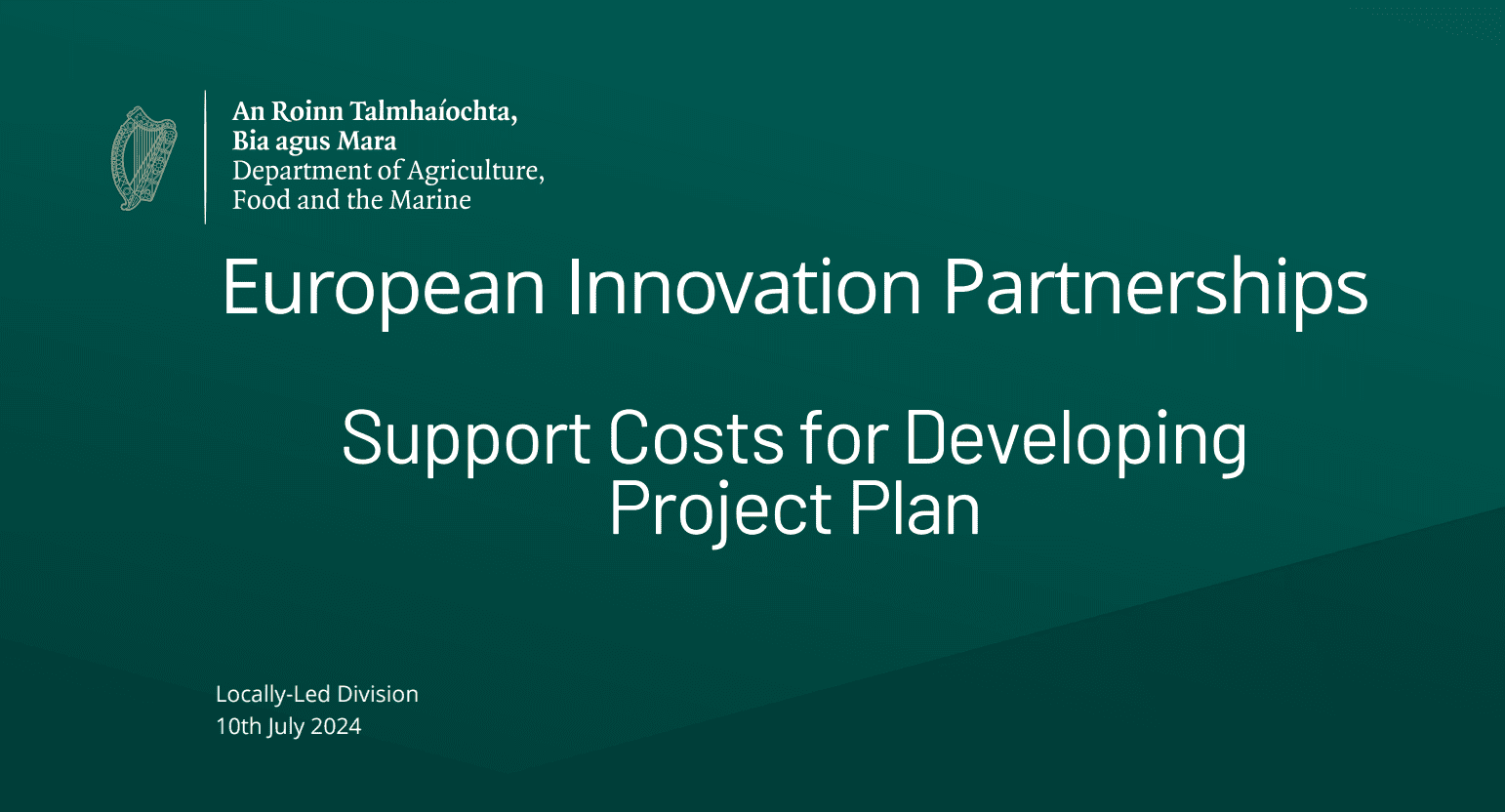 EIP Project Plan Development Costs