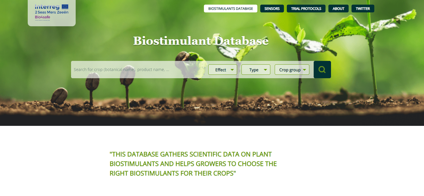 Bio4safe Biostimulant Database