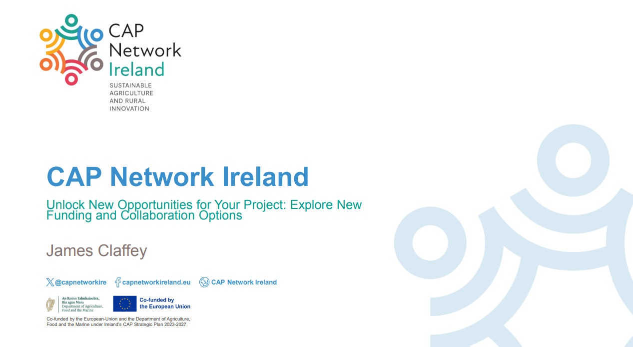 Alternative Funding Streams - Introduction to CAP Network Ireland