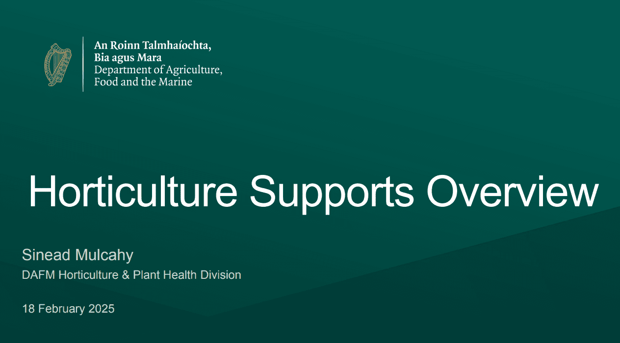 Alternative Funding Streams - Horticulture Supports Overview