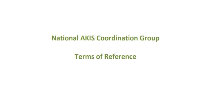 AKIS CG - Adopted Terms of Reference