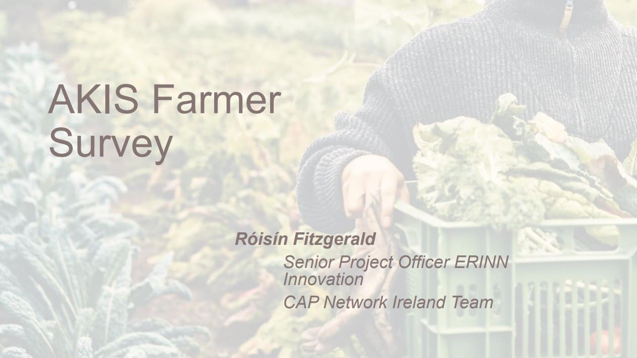 CAP Network AKIS Farmer Survey Analysis