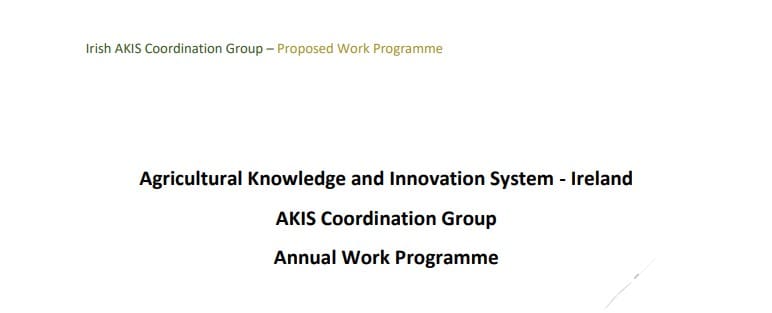 Work Programme AKIS CG