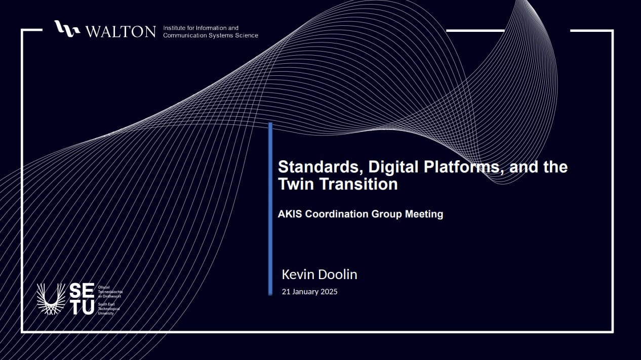 Standards, Digital Platforms, and the Twin Transition