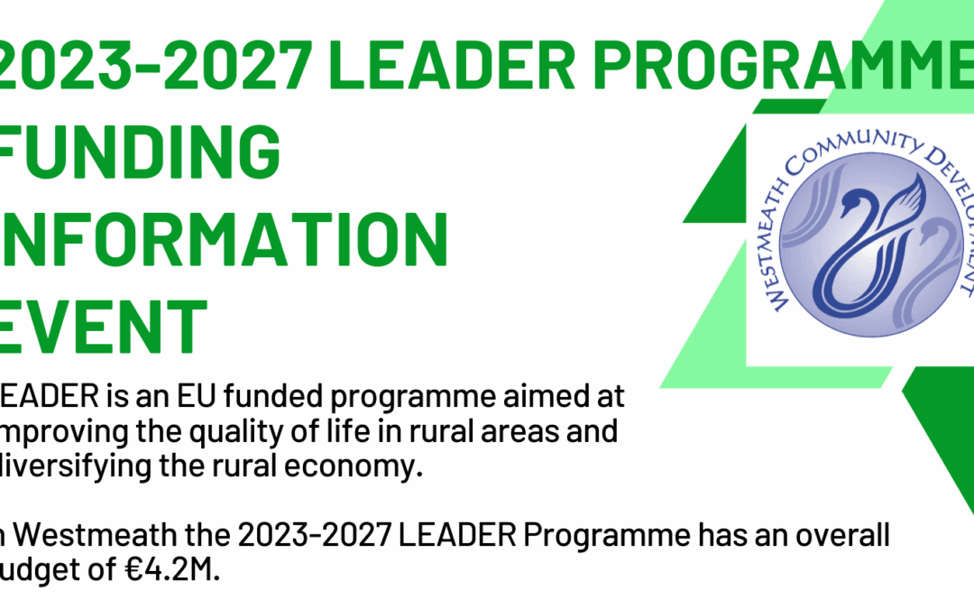 LEADER Funding Information Events in Westmeath