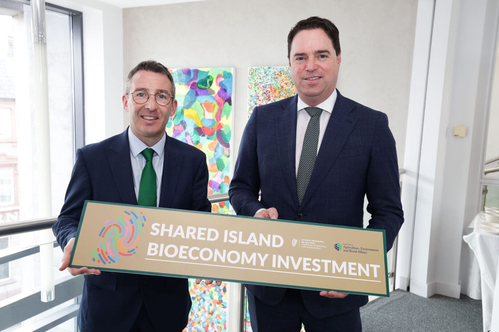 Taoiseach and Ministers Heydon and Muir announce €9 million Shared Island funding for two bioeconomy demonstration projects
