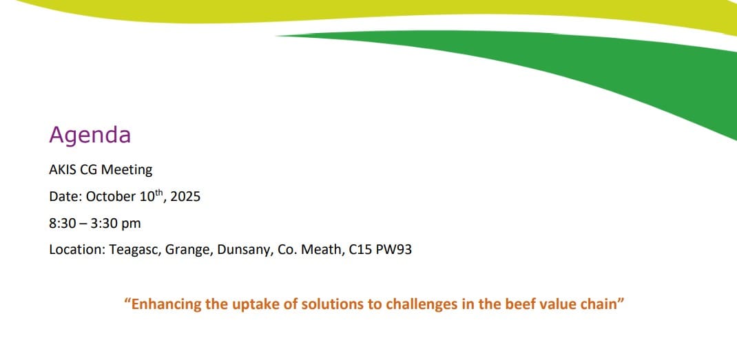 AKIS Coordination Group Agenda October 2025