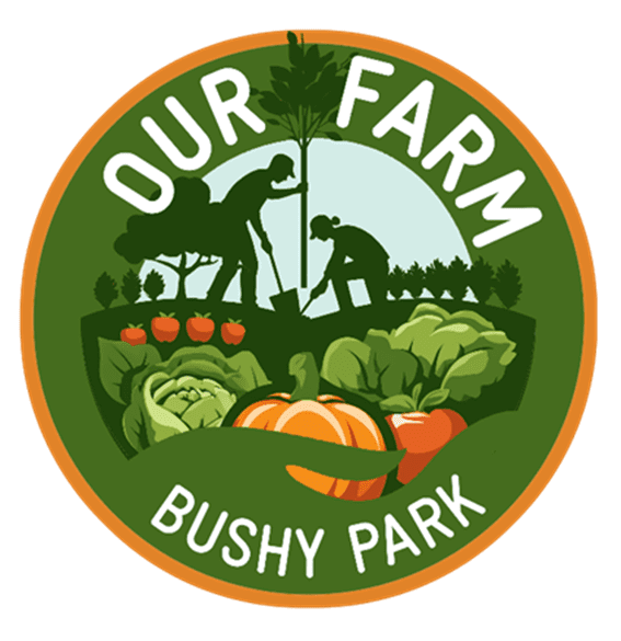 Our Farm at Bushy Park logo Ciara and Robert Stanley